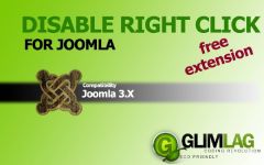 Joomla Disable Right Click Extension