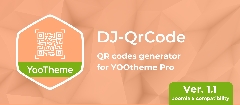 Joomla DJ-QrCode - YOOtheme PRO element Extension