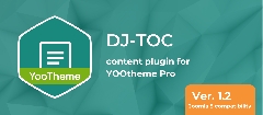 Joomla DJ-TOC - YOOtheme Pro element Extension