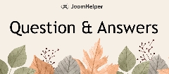 Joomla JMP Question Answers Extension