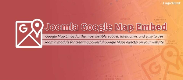 Joomla Google Map Embed Extension