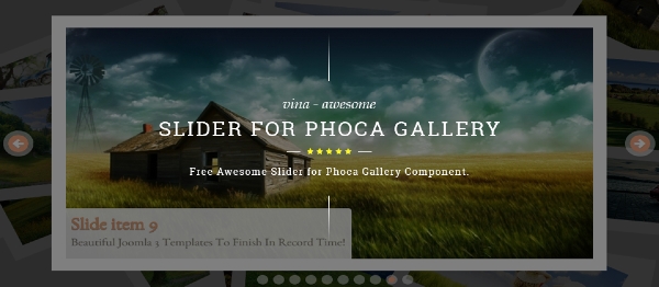 Joomla Vina Awesome Slider For Phoca Gallery Extension